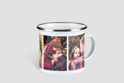 Taza personalizada de metal 1