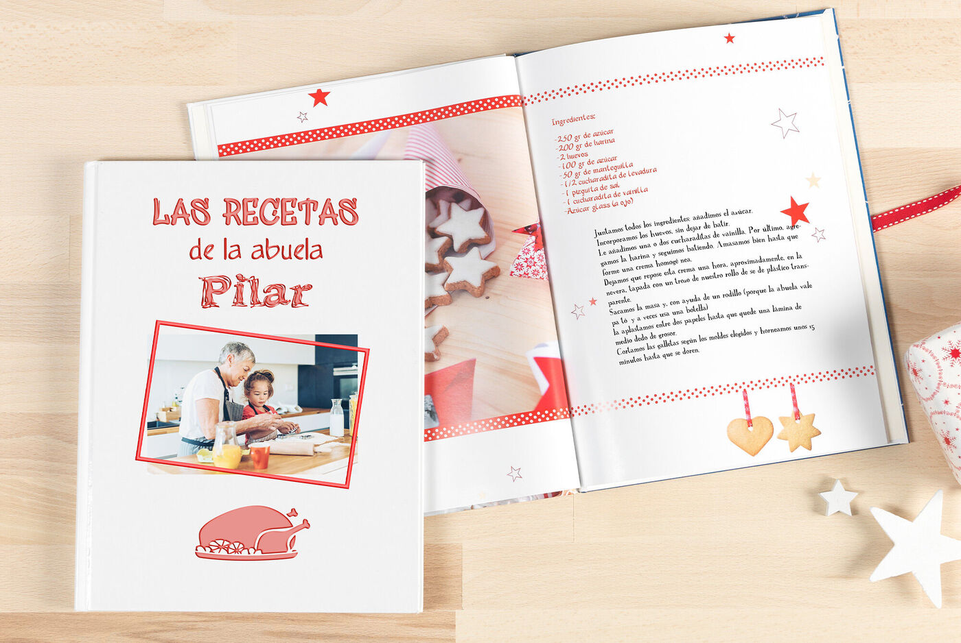 Álbum de fotos de cocina y recetas